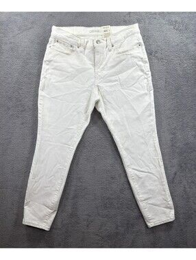 Lucky Brand Mid Rise White Jeans - Size 8